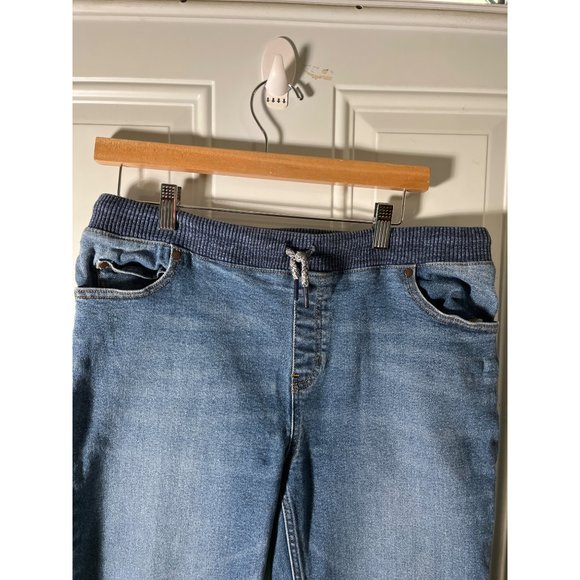 Lands End woman’s draw string boot cut jeans size XL. - Picture 2 of 8